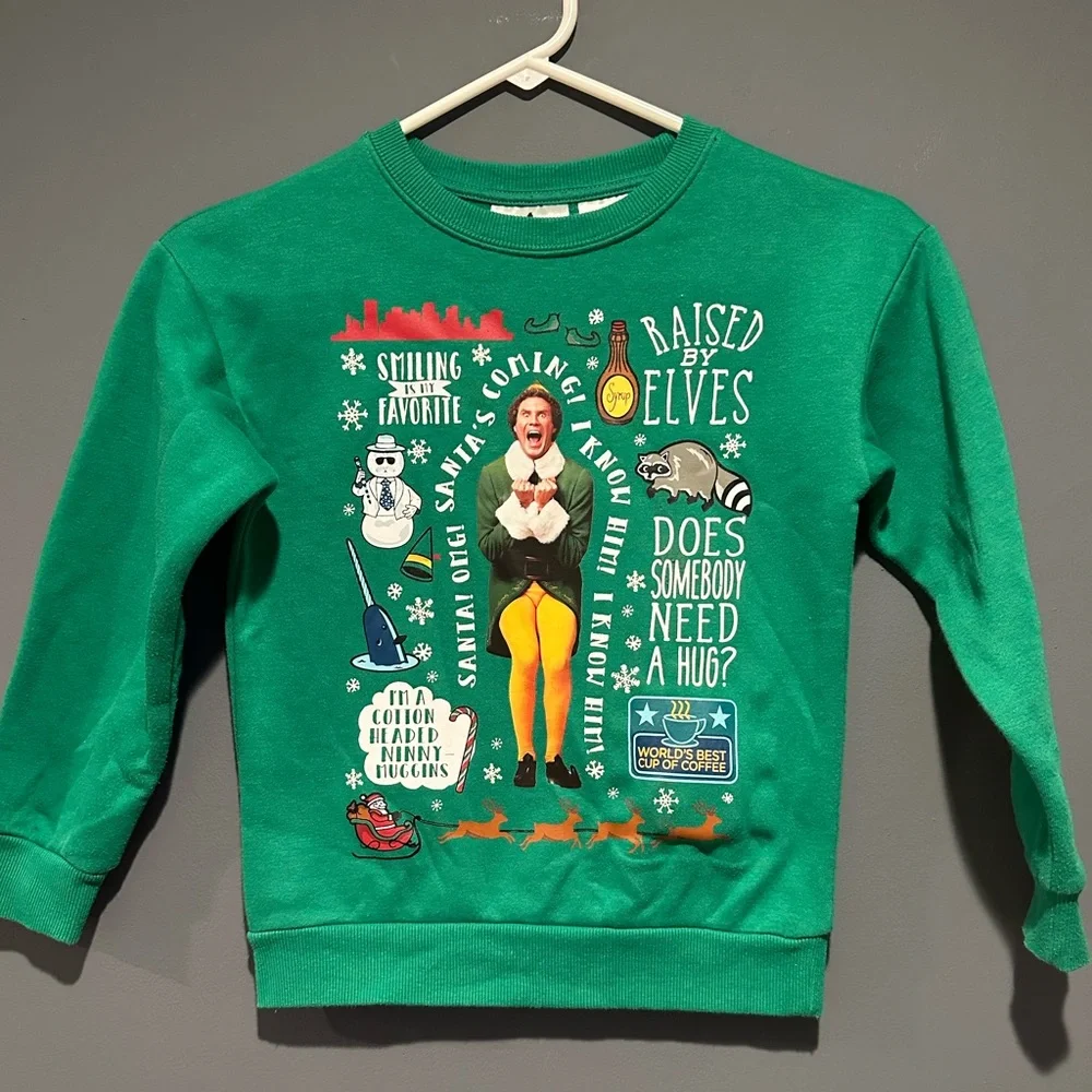 Licensed Elf Talking Kids' Sweatshirt - Picture 3 of 6
